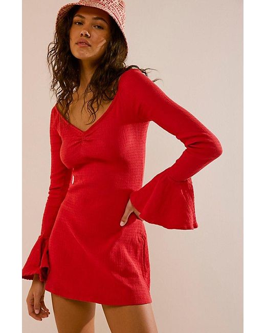 Free People Red Like To Party Mini