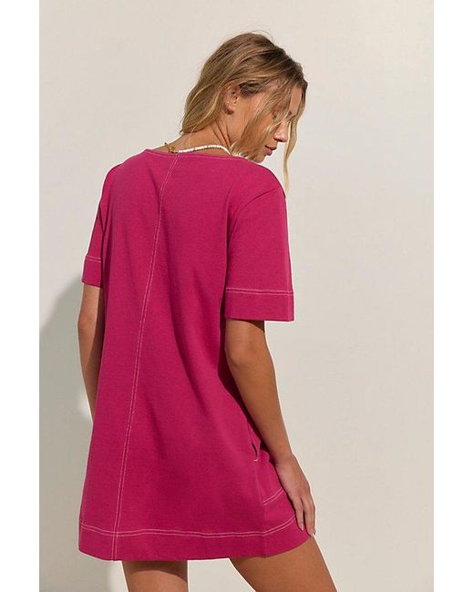 free-est Red Strada Mini Dress By
