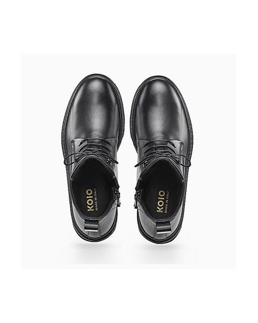 Koio Black Cortina Boots