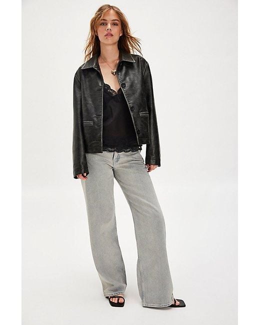 Levi's White Low Loose Jeans