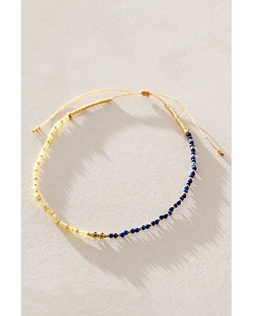 Kozakh Multicolor Fp X Leo Semiprecious Stone Anklet