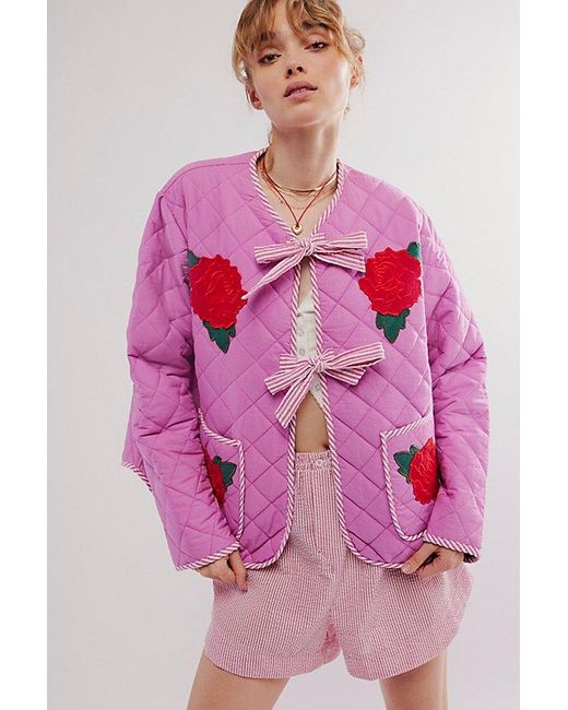SISSEL EDELBO Pink Penny Cotton Jacket