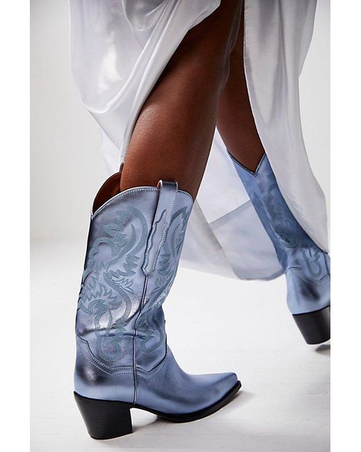 Jeffrey Campbell Gray Dagget Western Boots