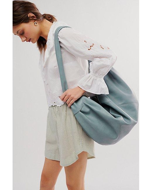 Free People Gray Slouchy Carryall