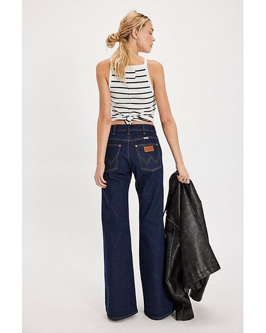 Wrangler Blue 70S Flare Jeans
