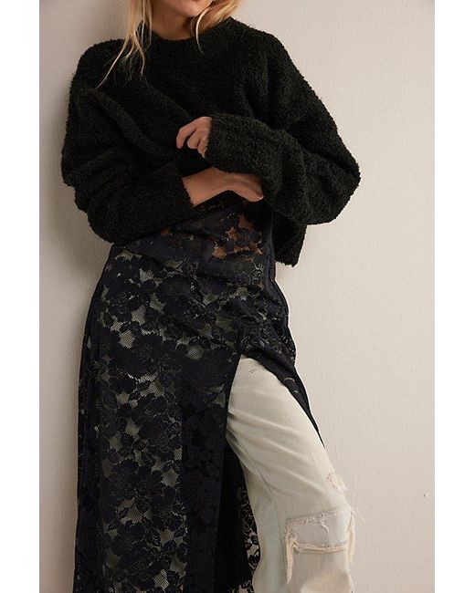 Intimately By Free People Black Everything You Need Maxi Slip Dress By