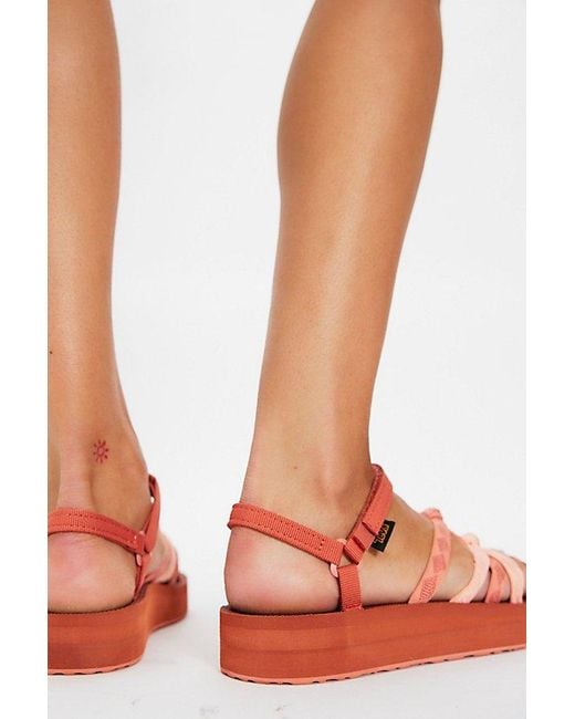 Teva Multicolor Midform Kena Slim Sandals