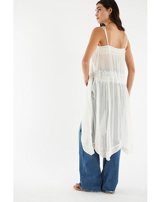 Free People Blue Snowbird Maxi Top