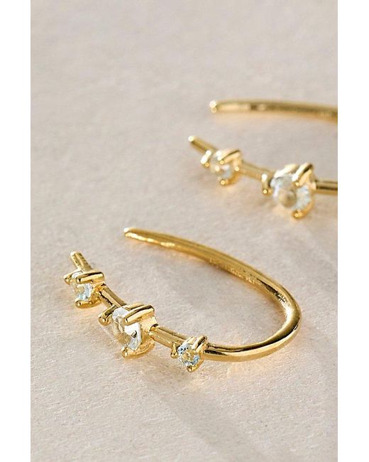 Local Eclectic Brown Ombre Ear Hugger Earrings