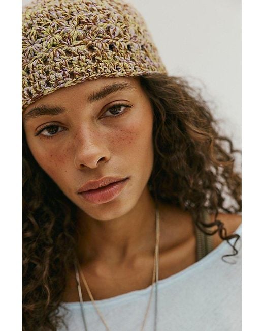 Free People Natural Peggy Knitted Skull Cap