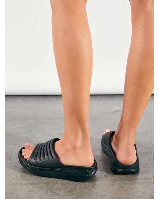 Free People Hoka Ora Recovery Slides in Black | Lyst Canada