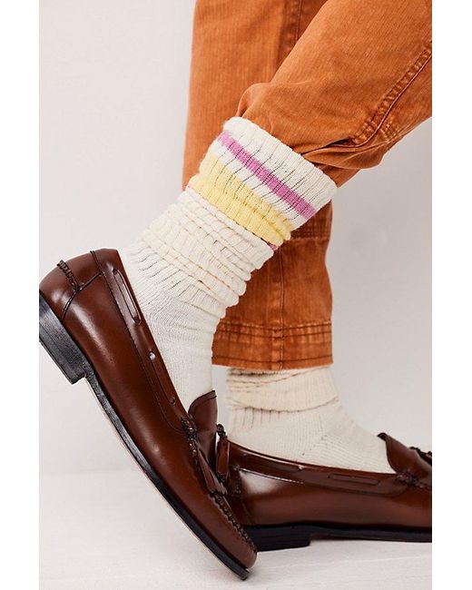 American Trench Multicolor Retro Stripe Knee High Socks