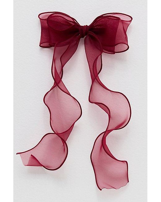 Free People Red Lady Bow