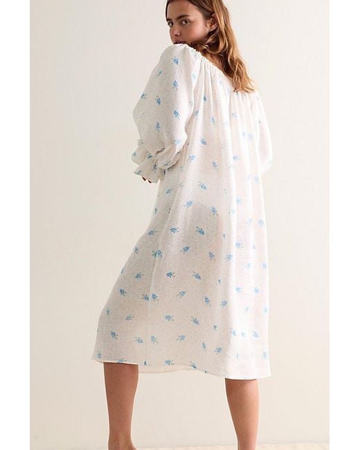 Sleeper Multicolor Cha-Cha Ruffled Midi Slip Dress