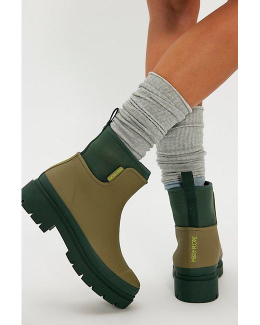 Merry People Green Tully Rain Boots Shoe By