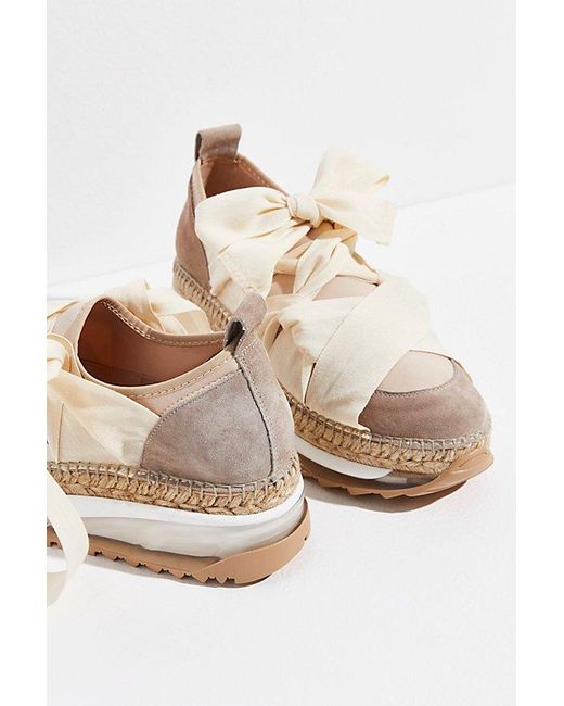 Free People Natural Chapmin Espadrille Sneakers