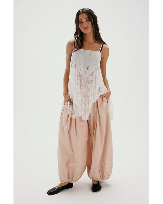 Intimately By Free People Natural Sunday Candy Mini Slip Dress By
