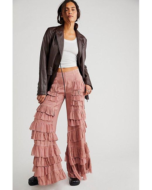 Free People Multicolor Rock And Frill Pants