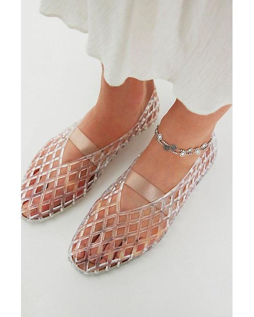 FP Vegan Collection Gray Nola Jelly Mary Janes By
