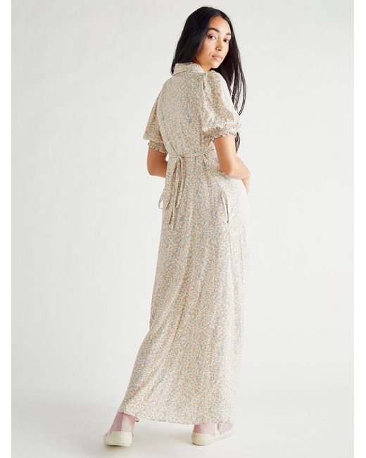 Free People Debbie Jean Shirtdress in White | Lyst