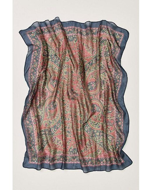 Free People Multicolor So Silk Printed Bandana