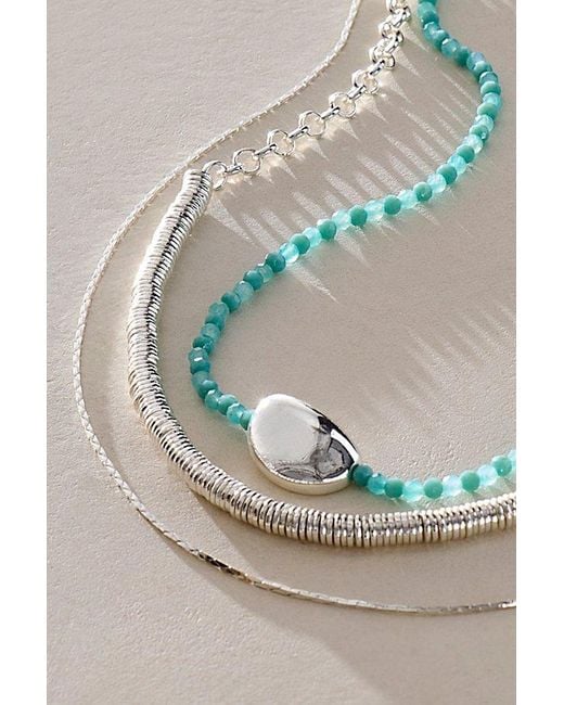 Free People Multicolor Wes Semiprecious Layer Necklace