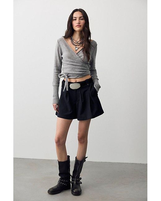 Free People Multicolor At Bay Trouser Shorts
