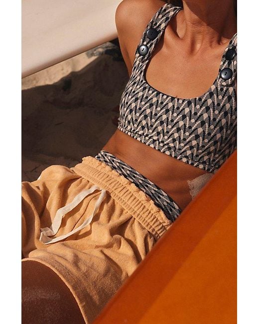 Seea Brown Georgia Surf Top
