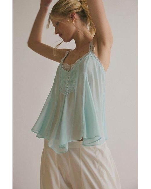 Free People Blue Margaux Tank Top