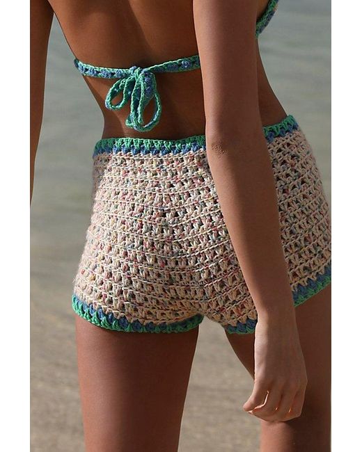 Anna Sui Blue Riviera Crochet Set