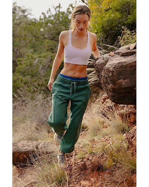 Fp Movement Green Sprint To The Finish Pants