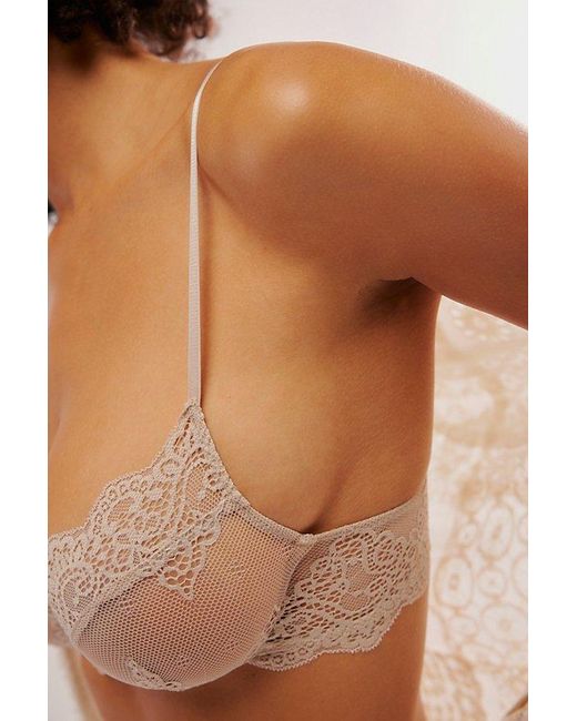 Only Hearts Brown So Fine Lace Underwire Bra