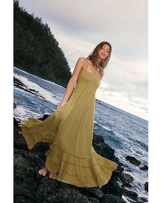 Free People Extratropical Maxi Dress in Green | Lyst