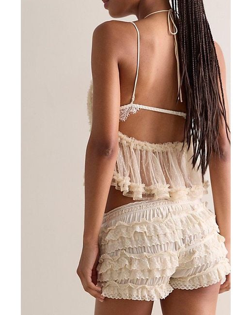 Intimately By Free People Brown Just A Crush Shorties By