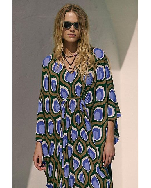 Free People Blue Groovy Ba
