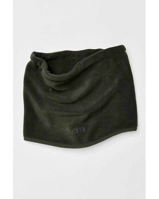 Rains Black Fleece T1 Tube Scarf At Free People In Green
