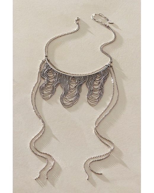 Free People Natural Ciao Bella Mesh Choker