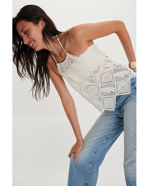 Mother Blue The Half-Pipe Sneak Ankle Jeans