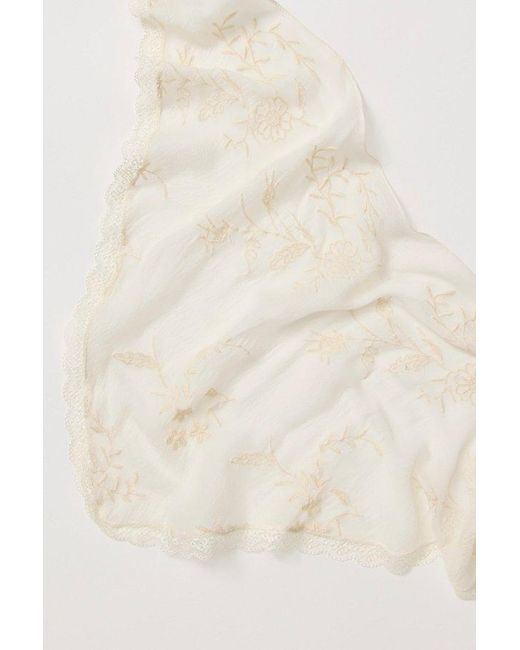 Free People Brown Lucie Long Hair Scarf