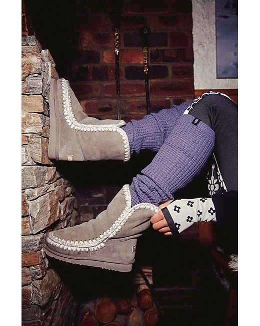 Free People Purple Cool Down Legwarmers