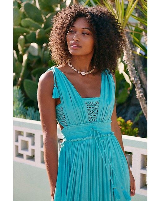 Free People Santa Maria Maxi Dress in Green | Lyst