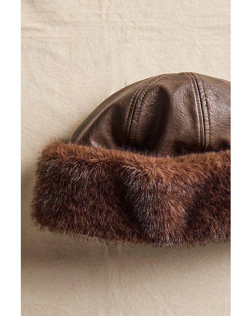Free People Black Vegan Cozy Fisherman Hat