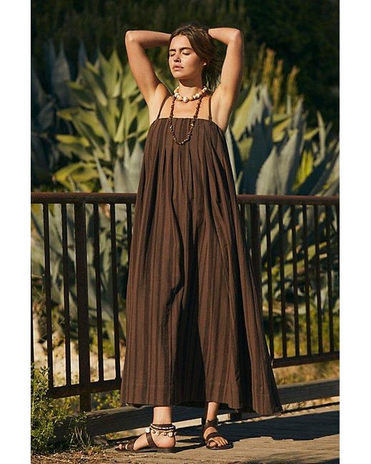 Free People Green All For Sun Maxi