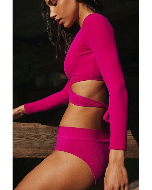 Seea Pink Mundaka Surf Bottoms At Free People In Dolores, Size: Small