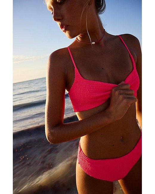 Aila Blue Red Alice Bikini Top