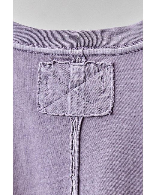 Free People Purple Perfect Oversized Tee