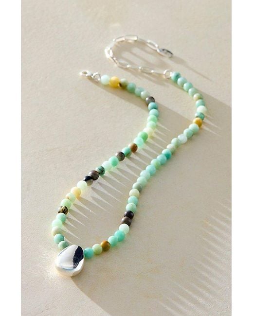 Free People Multicolor Celine Semiprecious Stone Choker