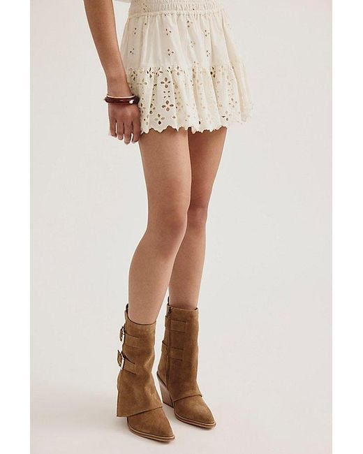 Bronx Brown Rosanna Buckle Boots Shoe By