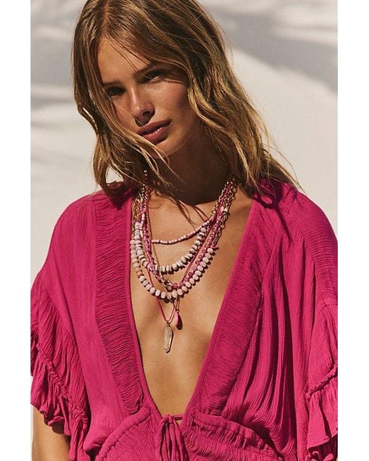 free-est Pink Camilla Maxi Dress By