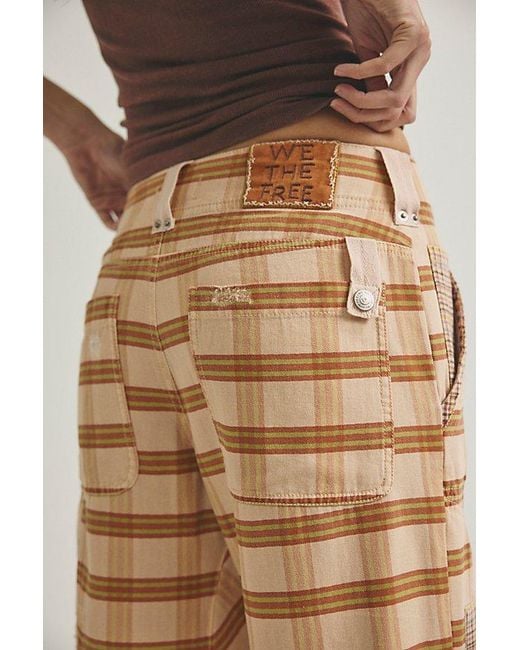 Free People Brown Warwick Craft Pants